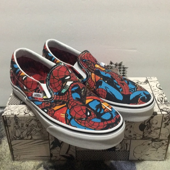Vans x Marvel Spiderman Classic Slip Womens Shoes - Picture 5 of 7